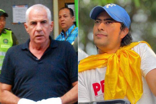 En la imagen: empresario Alfonso ‘el Turco’ Hilsaca y Nicolás Petro. El abogado del hijo de El Turco, Gabriel Hilsaca, sostuvo que sí le entregaron financiación al hijo del presidente. FOTOS: COLPRENSA