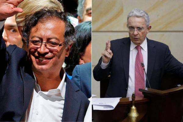 El grupo político de Gustavo Petro buscaría acercamientos con el expresidente Álvaro Uribe. FOTO: EFE y Colprensa