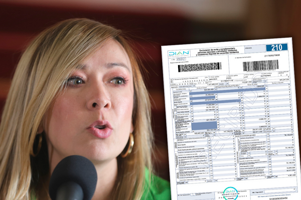 El pasado 7 de marzo, Miranda presentó ante la DIAN una nueva declaración de renta que corregía la anterior. En ella, se observa que su patrimonio ya no ascendía a $2.127 millones, sino a $1.327 millones. FOTO: COLPRENSA