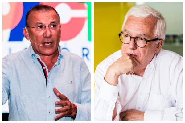 Barreras (izquierda) actualmente es presidente del Senado y un aliado estratégico del presidente Gustavo Petro. Por su parte, Robledo (derecha) es dirigente del partido Dignidad. FOTO: REFERENCIA-ARCHIVO EL COLOMBIANO