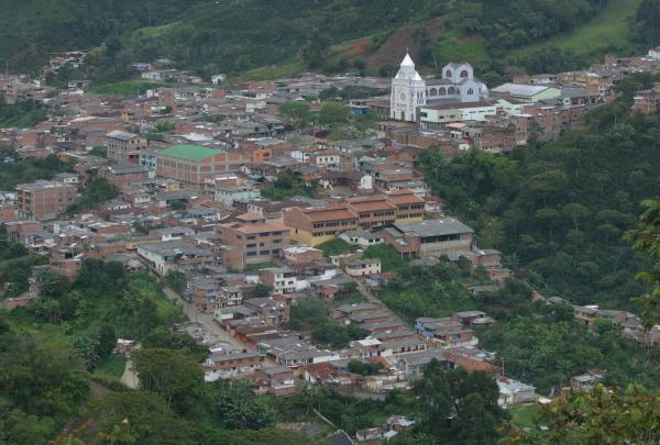 Panorámica del municipio de Betulia, en el Suroeste de Antioquia. FOTO ARCHIVO EL COLOMBIANO.
