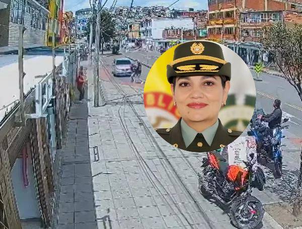 Foto: Policía Nacional y cámara de seguridad revelada por El Tiempo