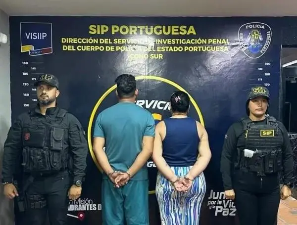 Capturan en Venezuela a señalados de presunta participación en desaparición de mujer colombiana. Foto: SIP PORTUGUESA