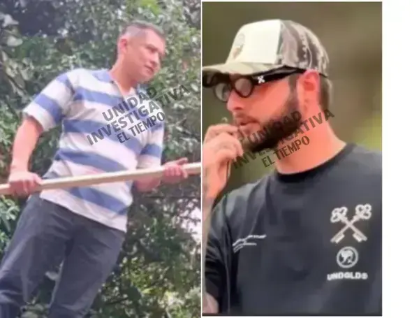 Henry Alberto Benavides Cárdenas, un hombre de 45 años, y Nicolás Francisco Perdomo Corrales, un joven de apenas 18 años. Foto: Tomada de El Tiempo.