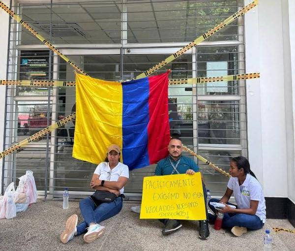 La presidenta del sindicato, Olaris Molina, le explicó a EL COLOMBIANO que desde finales de 2023 están alertando una “masacre laboral” en el Banco Agrario mediante el uso del plazo presuntivo. Foto: Cortesía