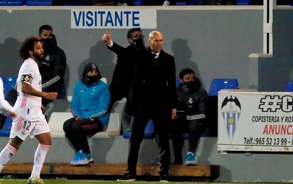 Zidane tiene un partido agendado para este sábado en LaLiga Santander ante el Alavés. FOTO EFE