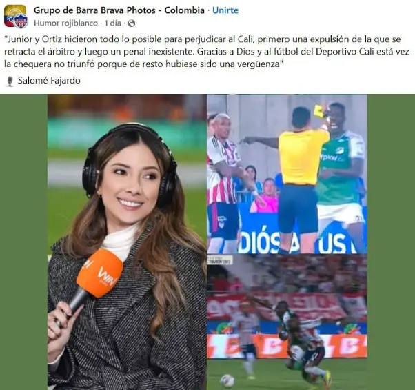 Periodista de Win Sports denuncia campaña de difamación desde perfil de Facebook: “Es muy grave”