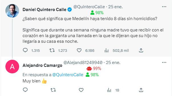 Las cuentas fake que siguen al alcalde Quintero