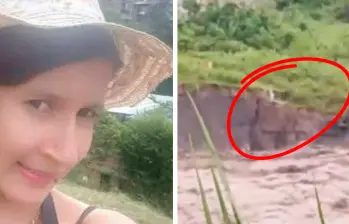 EN VIDEO: “Quítese de ahí”: a Valentina Chilito se la llevó la creciente cuando grababa el río