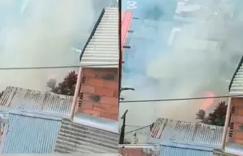 En video | Tremendo susto en Enciso de cuenta de un incendio