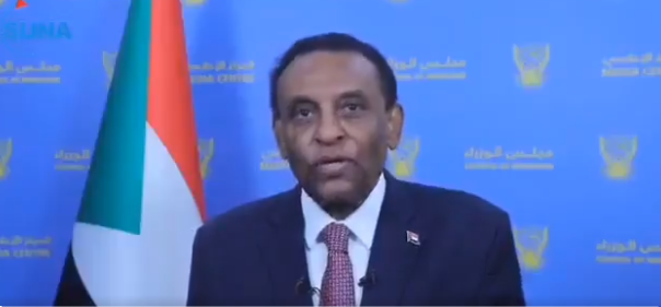 El Primer Ministro de Sudán, Kamal Idris, envió un mensaje en español al pueblo colombiano. Imagen: captura de video. 