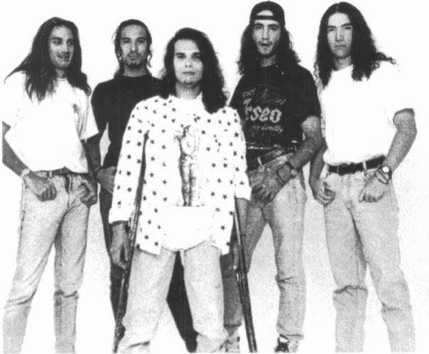 Perseo, la mítica banda de hard rock que cambió la escena musical de la Medellín de los años 90. Foto: Cortesía. 