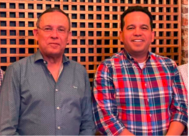 En la imagen los senadores Carlos Andrés Trujillo y Efraín Cepeda, quienes se están disputando el poder mayoritario en el Partido Conservador. FOTO CORTESÍA