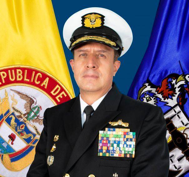 Cubides García fue comandante de la Flota Naval. FOTO CORTESÍA
