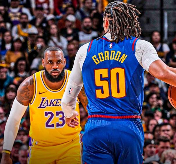 Denver Nuggets venció a Los Ángeles Lakers en el arranque de la NBA