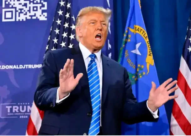 En una reciente entrevista, el presidente de Estados Unidos, Donald Trump, habló al respecto de la tensión que vive el país norteamericano con el gobierno de Nicolás Maduro en Venezuela. FOTO: Getty Images. 