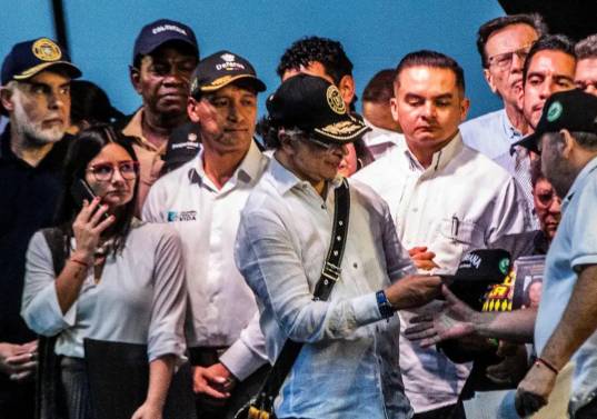 Tarimazo en Medellín con jefes de las bandas del Valle de Aburrá. FOTO: EL COLOMBIANO