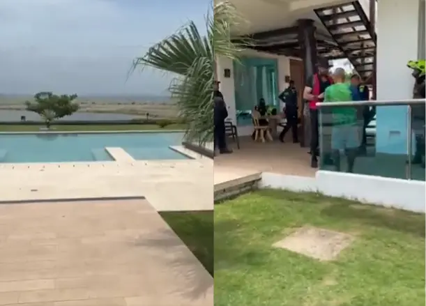 En el video difundido por la entidad se muestra una lujosa propiedad con vista a la playa. FOTO: Captura de video, SAE 