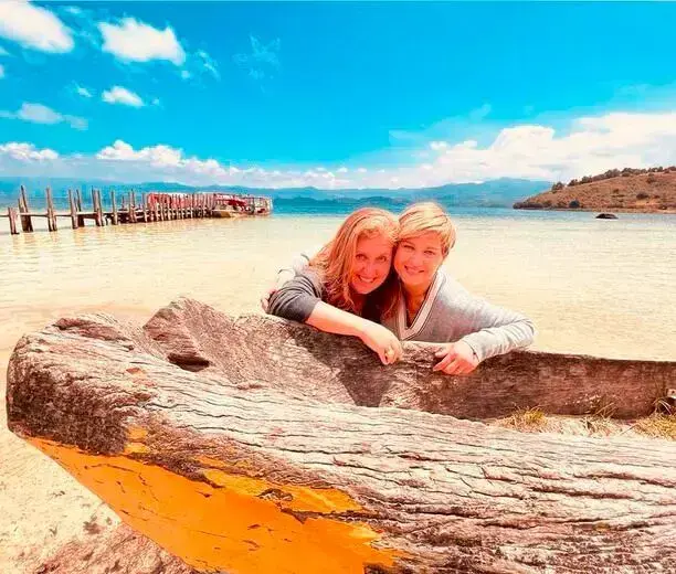 Eva Ferrer y Verónica Alcocer. <b>Foto:</b> Colprensa.