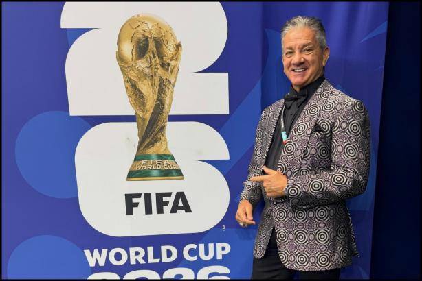 Bruce Buffer en la previa del España vs Francia. FOTO: Instagram Bruce Buffer