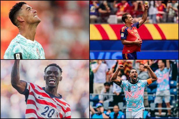 Cristiano Ronaldo, Miker Oyarzabal, Folarin Balogun y Youri Tielemans marcaron en dieciseisavos de final. FOTOS: X Selecciones