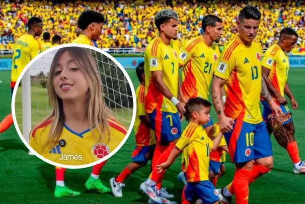 Frente a las interpretaciones políticas y las críticas en plataformas digitales que empañaron el acto de entrega de la bandera nacional, la Selección Colombia y, en especial, James Rodríguez, recibieron un doble respaldo tras el video de Antonella. FOTO: Captura de video de redes sociales @anto_petro_alcocer