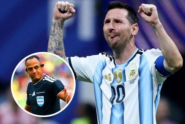 El nombramiento arbitral de la Fifa para el cruce de semifinales ha colocado en el ojo del huracán a Ismail Elfath, un juez con el que a Messi le ha ido muy bien en la MLS. FOTO: Getty y AFP