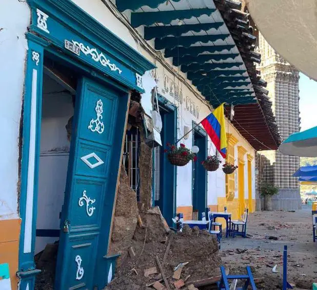 Aspecto de un establecimiento comercial ubicado en la zona céntrica de Jardín, Suroeste antioqueño. FOTO: Cortesía