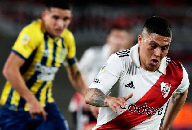 Juan Fernando Quintero está pendiente de su renovación con River Plate, FOTO @RiverPlate