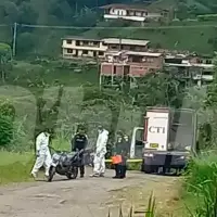 En video | Asesinato en Paso Malo: un hombre fue baleado en Palmitas, Medellín
