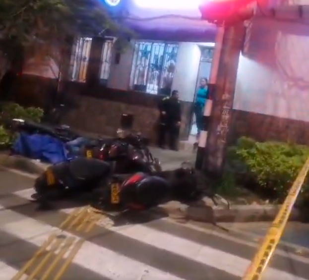 El hecho ocurrió en el barrio Boston, en la zona centro oriental de Medellín. FOTO: Cortesía Denuncias Antioquia (captura de video).