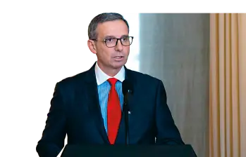 Miguel Gómez Martínez, ministro de Hacienda designado, aseguró a EL COLOMBIANO que el nuevo gobierno priorizará el ajuste fiscal, la recuperación de la confianza de los mercados y el fortalecimiento de Ecopetrol. FOTO cortesía