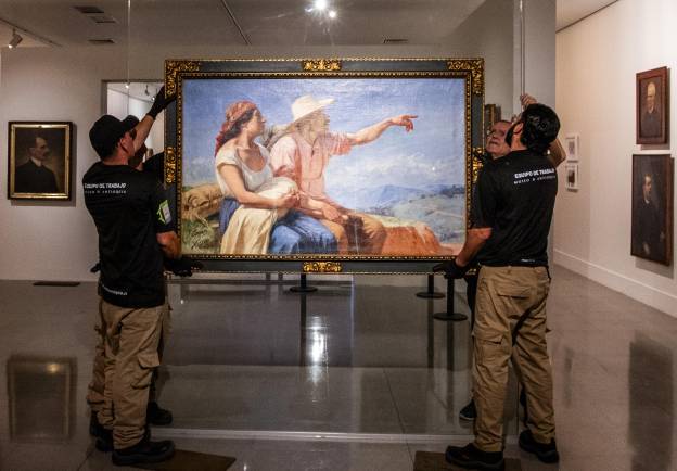 Inauguración de la exposición La creación de un gesto, de la obra del maestro Francisco Antonio Cano en el Museo de Antioquia. Fotos: Julio César Herrera Echeverri.