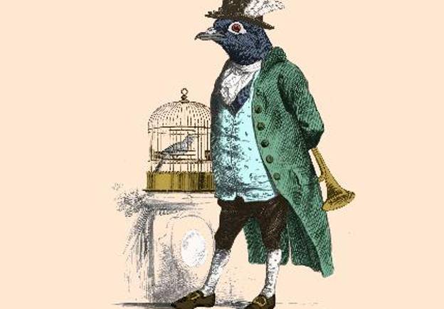 J. J. Grandville, Scènes de la vie privée et publique des animaux, 1842, recreación de Ricardo Patiño.