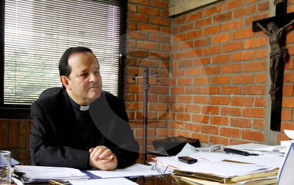 Monseñor destaca que el covid-19 ha permitido volver a rescatar el valor de la vida, la familia y el empleo. FOTO Donaldo Zuluaga