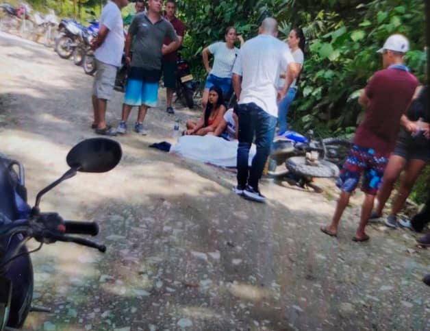 Así quedó una d las escenas de los crímenes en La Danta. FOTO: Cortesía Informativo Regional 4.