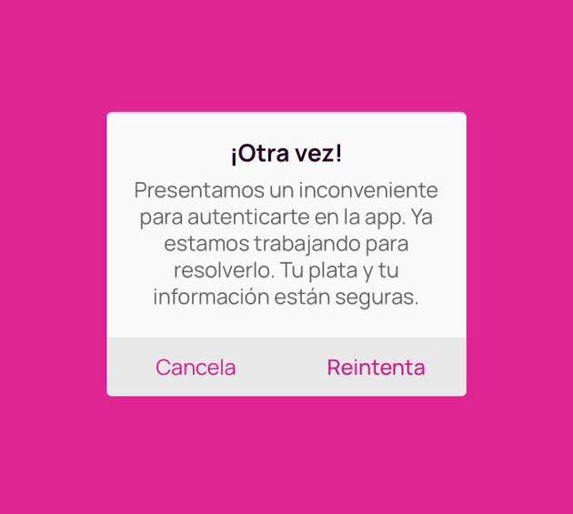 El problema aparece luego de digitar su clave, cuando la aplicación solicita reconocimiento facial. FOTO: EL COLOMBIANO