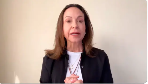 Desde Panamá, María Corina Machado denunció restricciones para regresar a Venezuela tras los devastadores terremotos. FOTO: CAPTURA X @MariaCorinaYA
