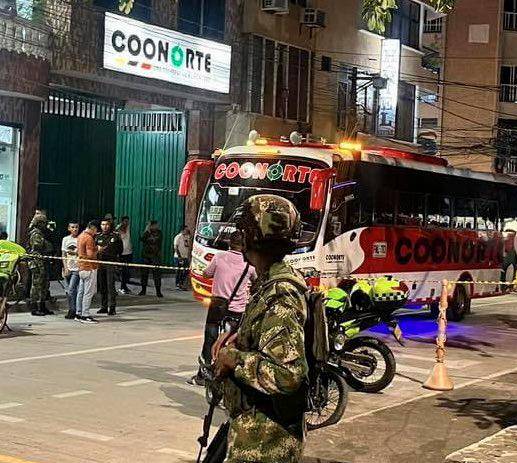 El bus donde fueron asesinadas las cuatro personas cubría la ruta entre Puerto Berrío y Medellín. FOTO: CORTESÍA
