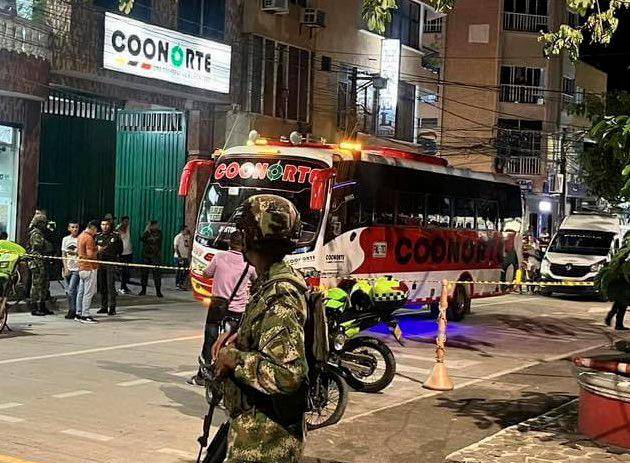 El bus donde fueron asesinadas las cuatro personas cubría la ruta entre Puerto Berrío y Medellín. FOTO: CORTESÍA
