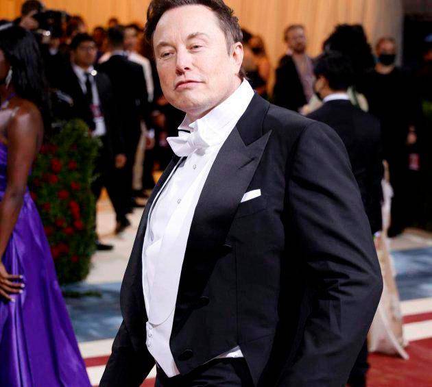 Elon Musk fue uno de los asistentes a la Gala del Met, el 2 de mayo. FOTO EFE