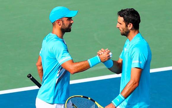 La dupla de Cabal y Farah espera repetir título en Miami después del alcanzado la semana pasada en Dubai y, de esa forma, defender el puesto de número 1 del mundo en dobles. FOTO Fedecoltenis