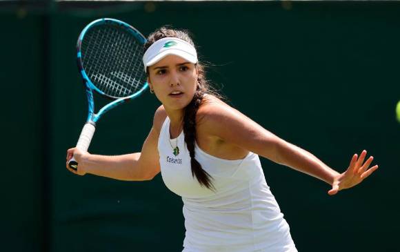 La colombiana Camila Osorio dio positivo para covid y por ello no ha podido iniciar su temporada de competencias. FOTO GETTY