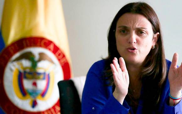 La ministra Karen Abudinen recibió el apoyo del presidente Duque por su gestión en el caso. FOTO COLPRENSA