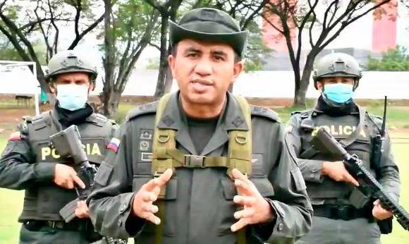 El coronel Carlos Martínez, comandante de la Policía en Norte de Santander. Foto: Cortesía.