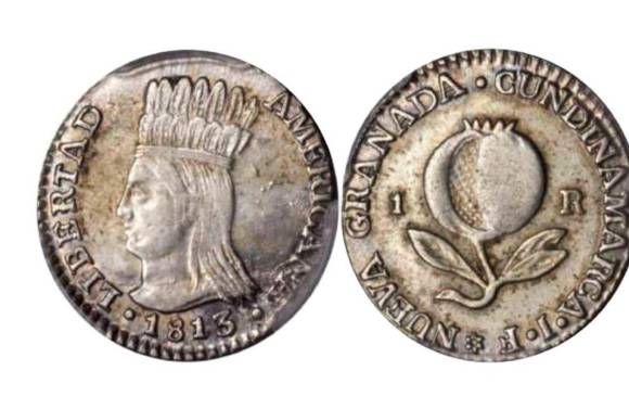 El diseño de la misma se basó en una moneda conocida en la época como ‘la india’ o ‘la china’, que se acuñó en Colombia entre 1813 y 1826. FOTO BANREP