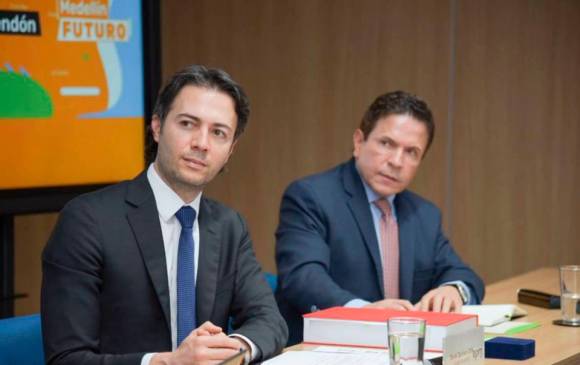 El alcalde Daniel Quintero aseguró que la versión de la renuncia del gerente de EPM es solo un rumor. FOTO ALCALDÍA DE MEDELLÍN