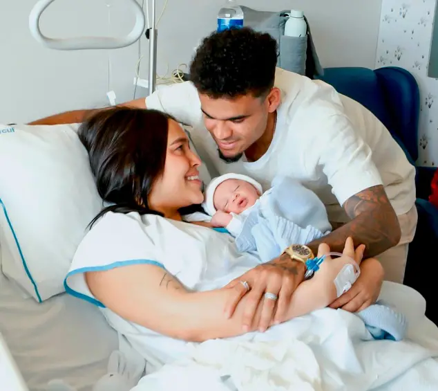 Imágenes | Nació Fernando, el hijo de Luis Díaz y Geraldine Ponce; se creció la familia del guajiro 