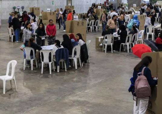 Votaciones presidenciales. Foto: El Colombiano