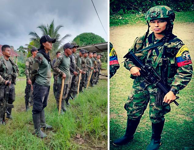 “Tania” ha delinquido con las disidencias farianas en Valle, Cauca y Nariño, según la Policía. FOTOS: CORTESÍA.